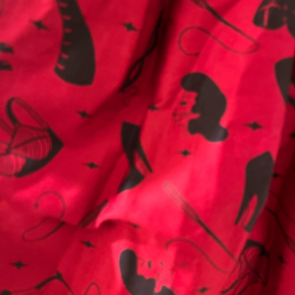 Pinup Couture Deadly dames fetish skirt XL - Picture 3 of 4